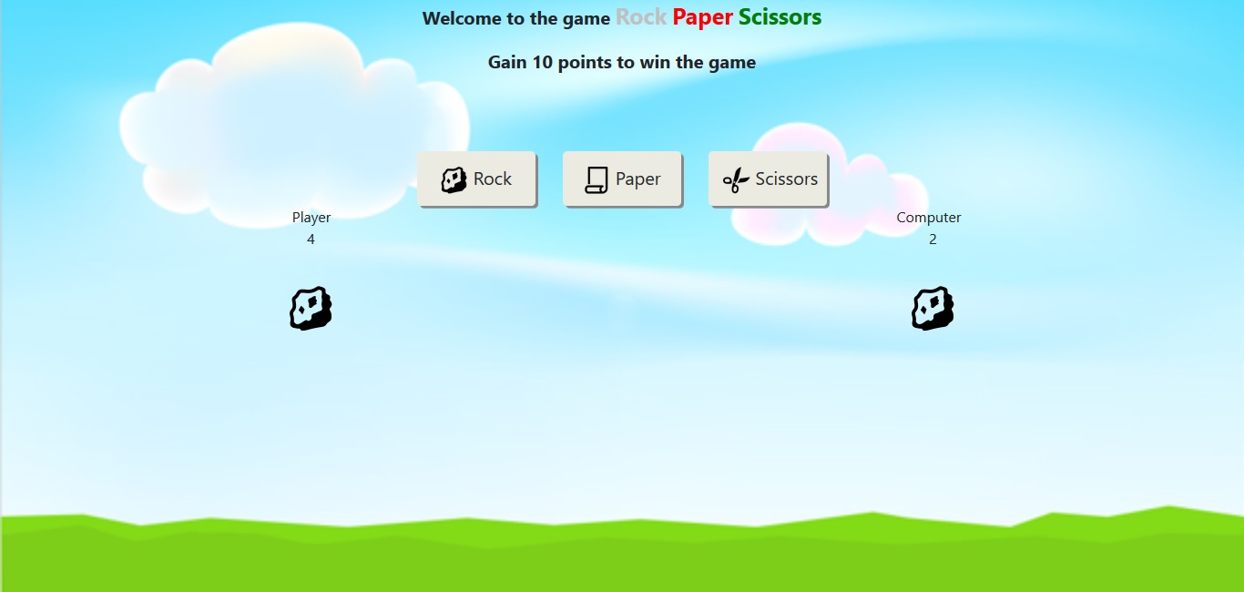 game called 'rock, paper, scissors' screenshot