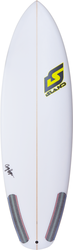 leftside surfboard from top view